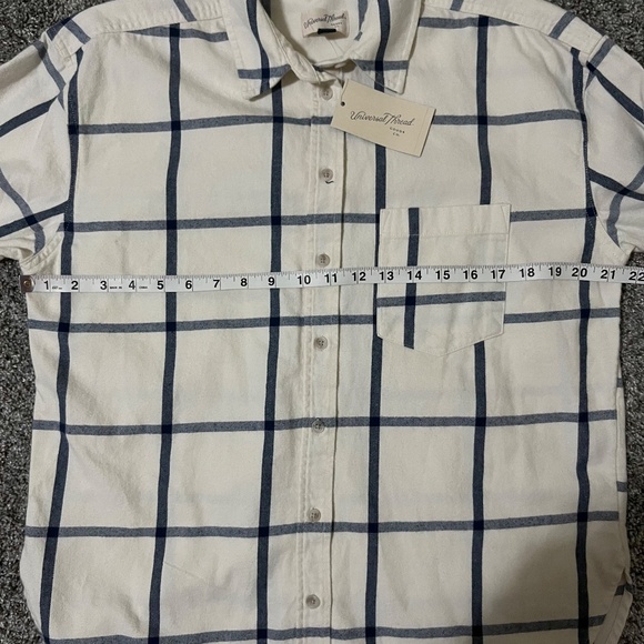 Universal Thread long-sleeve flannel button-up shirt, Women S, NWT - Picture 7 of 12